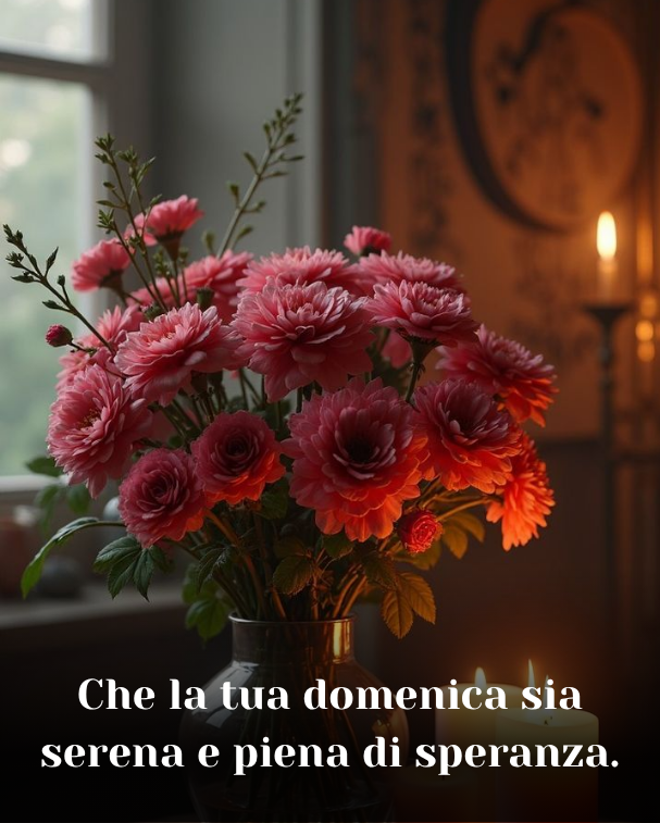Che la tua domenica sia serena e piena di speranza