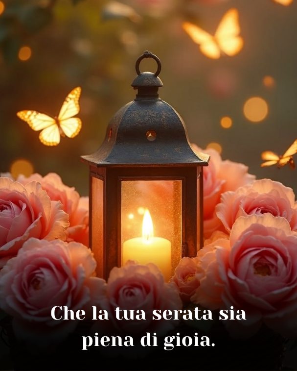Che la tua serata sia piena di gioia