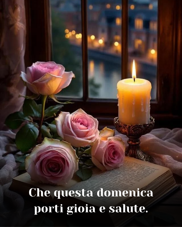 Che questa domenica porti gioia e salute