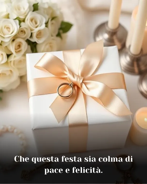 Che questa festa sia colma di pace e felicità