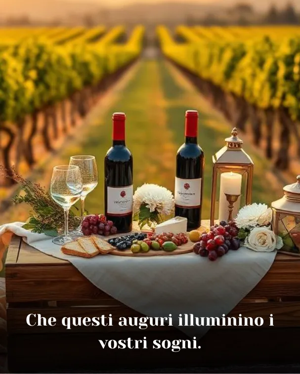 Che questi auguri illuminino i vostri sogni