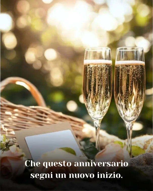 Che questo anniversario segni un nuovo inizio