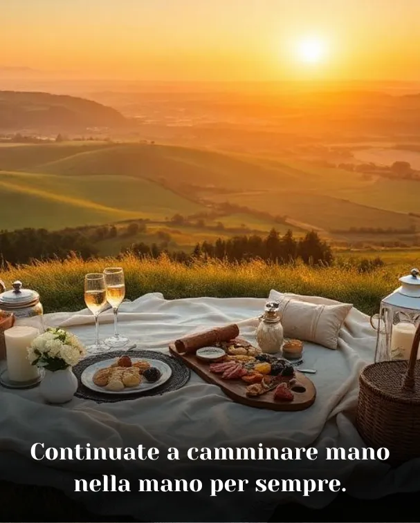 Continuate a camminare mano nella mano per sempre