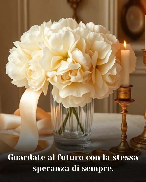 Guardate al futuro con la stessa speranza di sempre