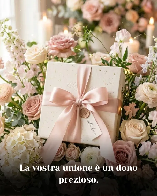 La vostra unione è un dono prezioso