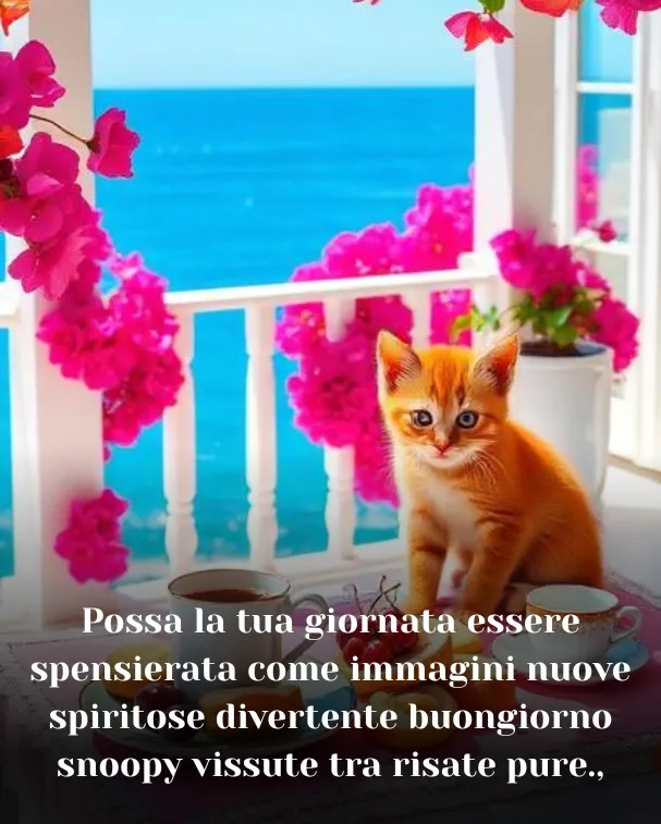 Possa la tua giornata essere spensierata come immagini nuove spiritose divertente buongiorno snoopy vissute tra risate pure.,