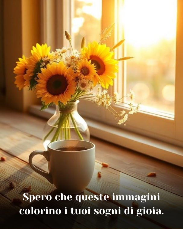 Spero che queste immagini colorino i tuoi sogni di gioia