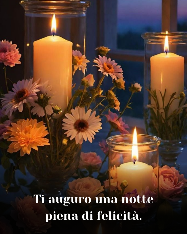 Ti auguro una notte piena di felicità
