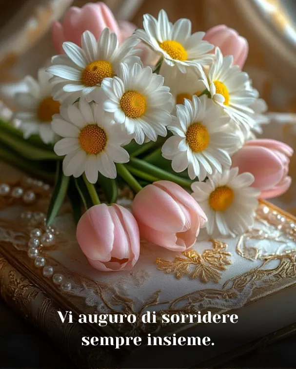 Vi auguro di sorridere sempre insieme