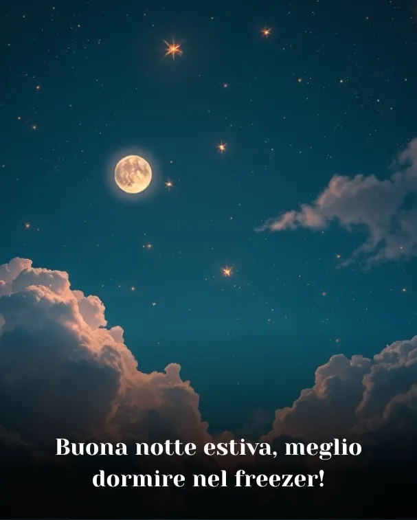 Buona notte estiva, meglio dormire nel freezer!
