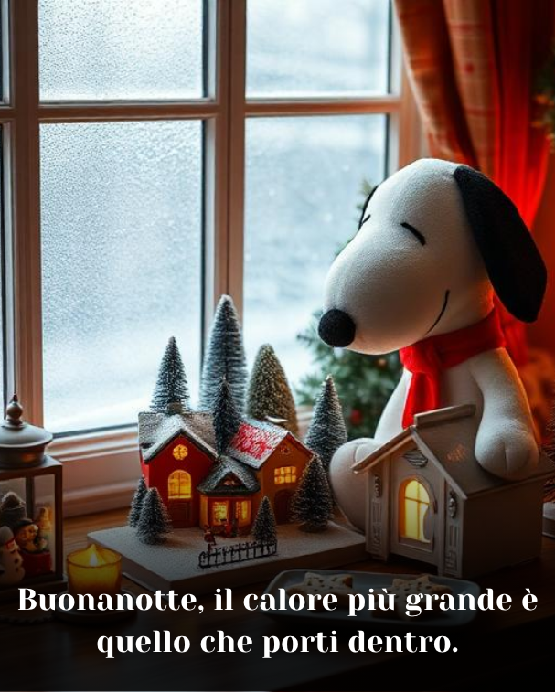 Buonanotte, il calore più grande è quello che porti dentro