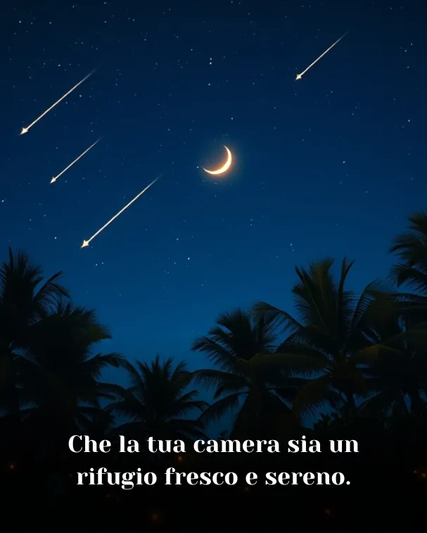 Che la tua camera sia un rifugio fresco e sereno