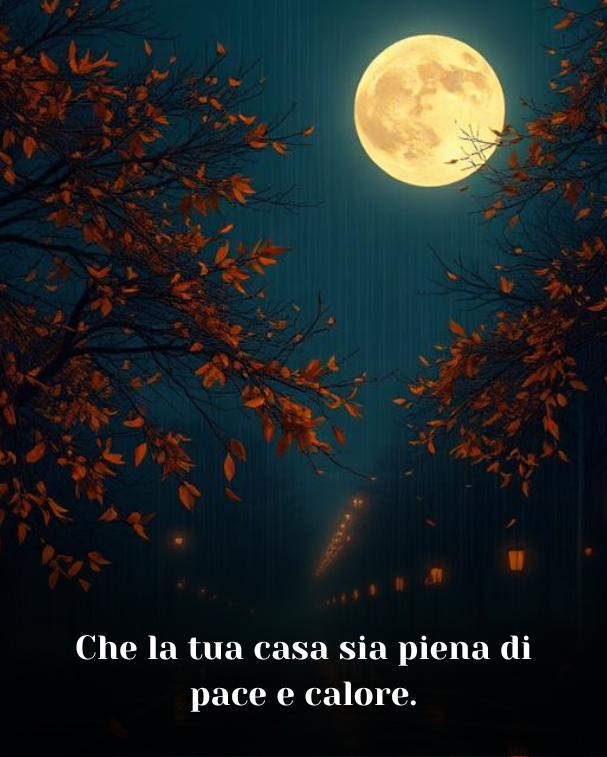 Che la tua casa sia piena di pace e calore