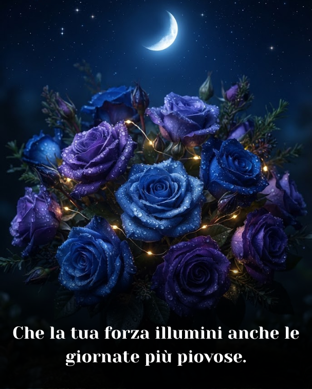 Che la tua forza illumini anche le giornate più piovose