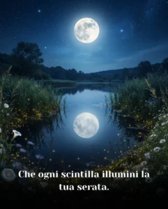 Che ogni scintilla illumini la tua serata