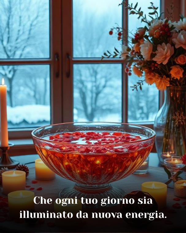 Che ogni tuo giorno sia illuminato da nuova energia