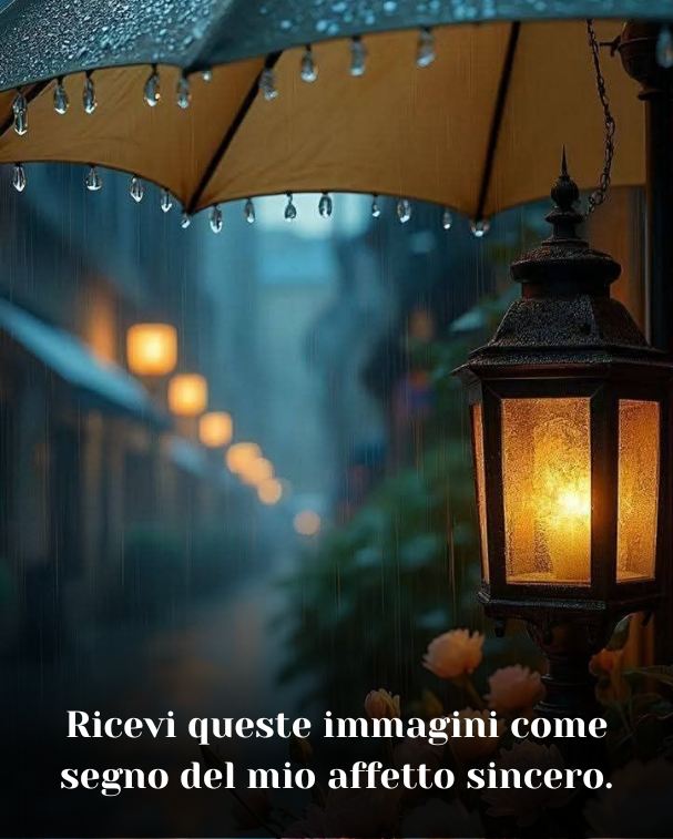 Ricevi queste immagini come segno del mio affetto sincero