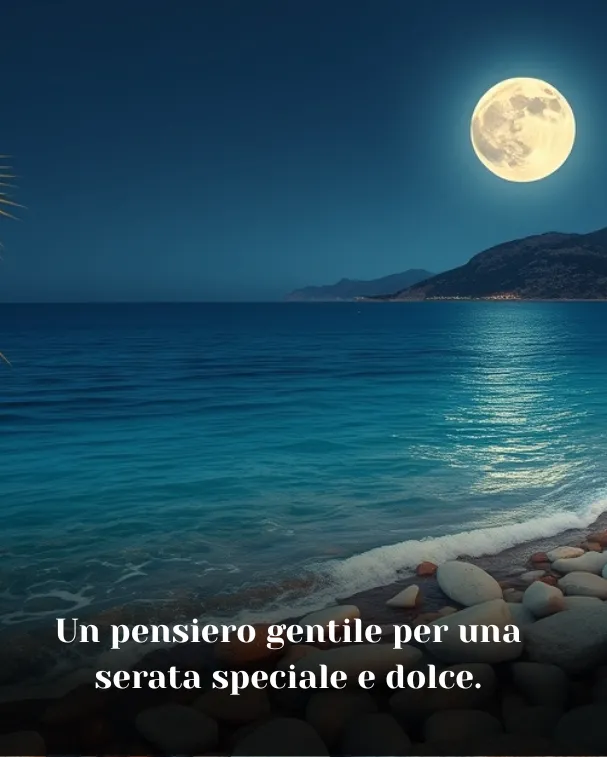Un pensiero gentile per una serata speciale e dolce
