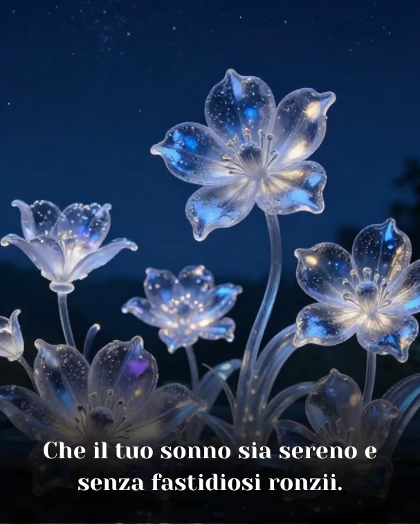 Che il tuo sonno sia sereno e senza fastidiosi ronzii