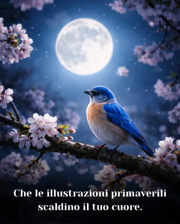 Che le illustrazioni primaverili scaldino il tuo cuore