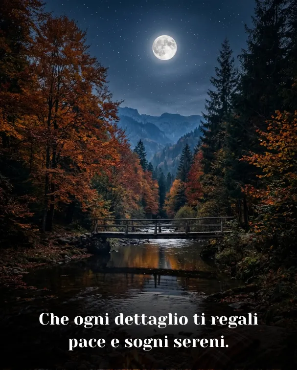 Che ogni dettaglio ti regali pace e sogni sereni