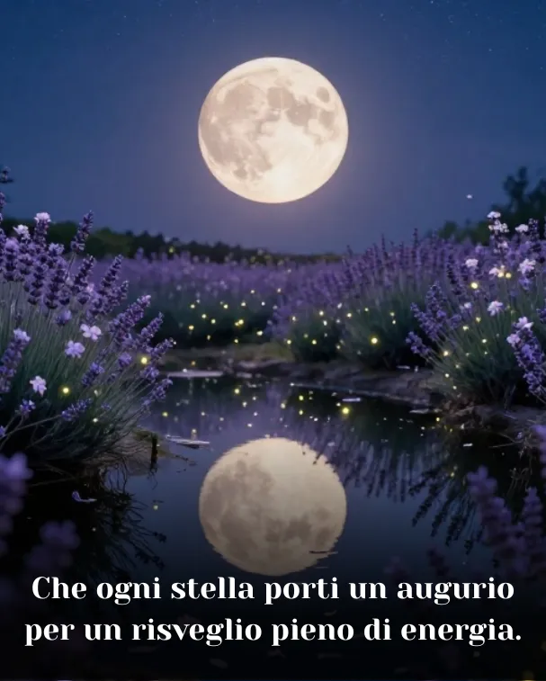 Che ogni stella porti un augurio per un risveglio pieno di energia