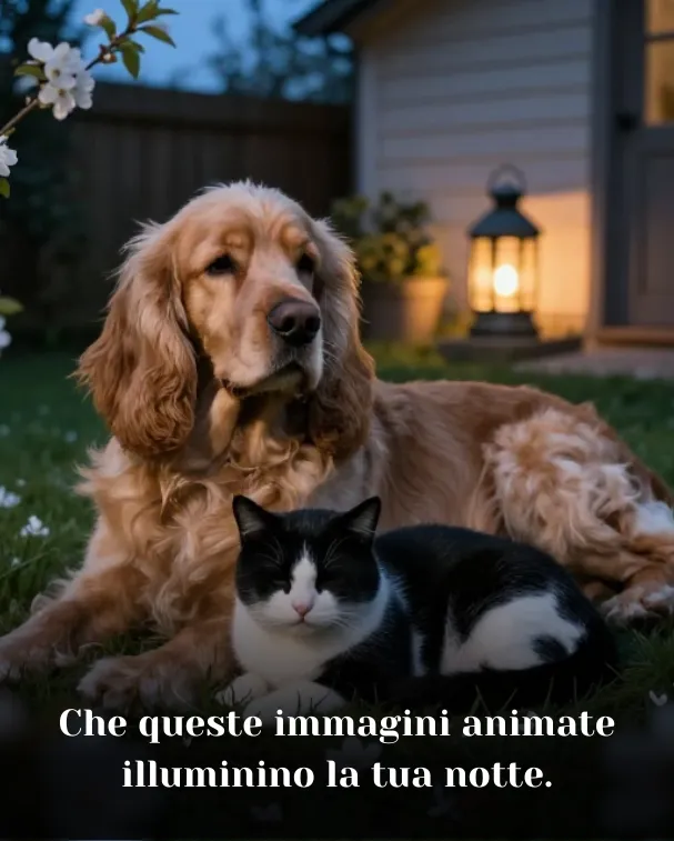 Che queste immagini animate illuminino la tua notte