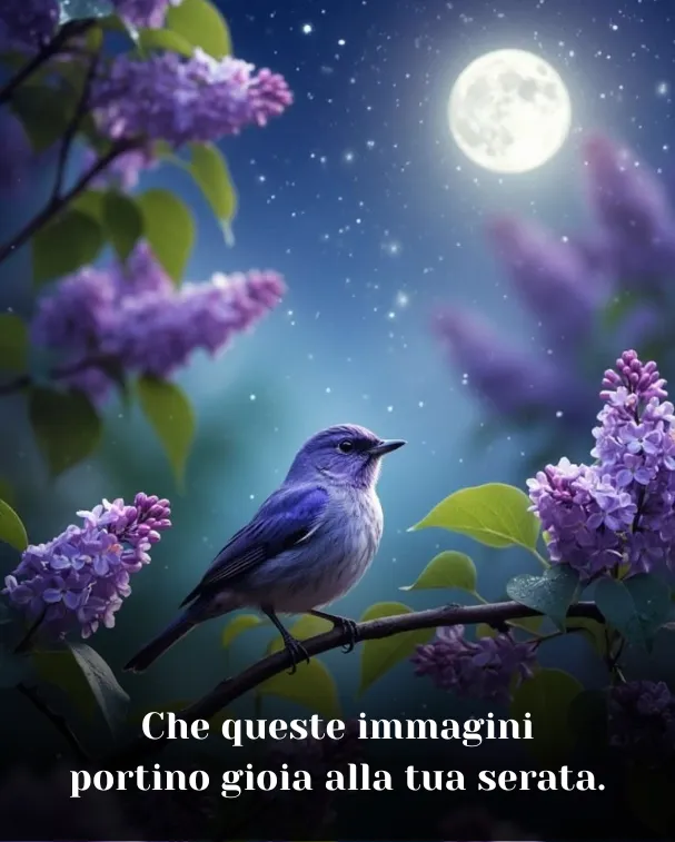 Che queste immagini portino gioia alla tua serata