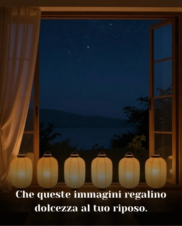 Che queste immagini regalino dolcezza al tuo riposo