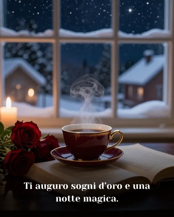 Ti auguro sogni d’oro e una notte magica