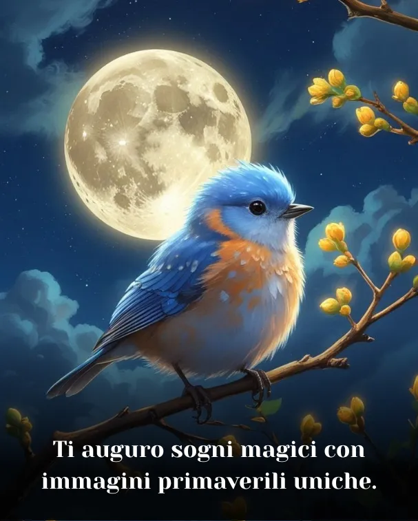 Ti auguro sogni magici con immagini primaverili uniche