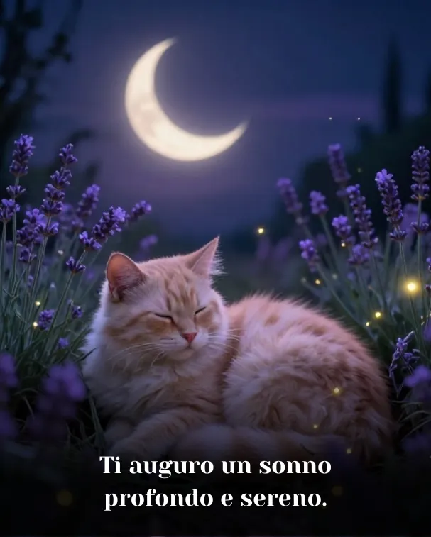 Ti auguro un sonno profondo e sereno