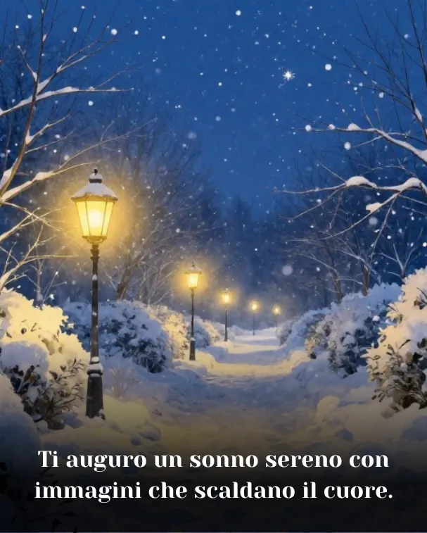 Ti auguro un sonno sereno con immagini che scaldano il cuore