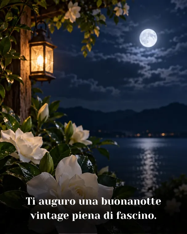 Ti auguro una buonanotte vintage piena di fascino
