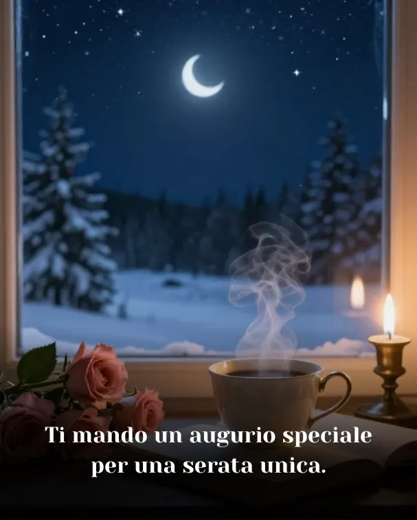 Ti mando un augurio speciale per una serata unica