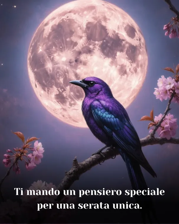 Ti mando un pensiero speciale per una serata unica