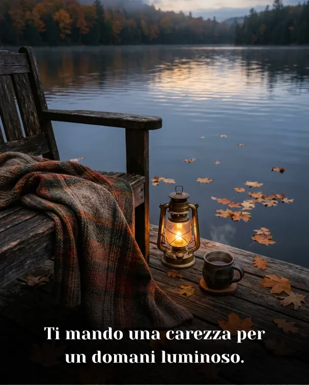 Ti mando una carezza per un domani luminoso