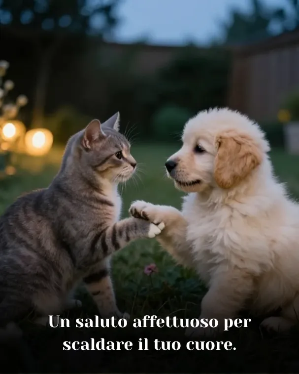 Un saluto affettuoso per scaldare il tuo cuore